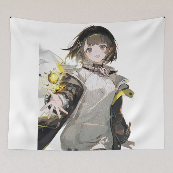 Item preview, Endministrator White Sweater Jacket Arknights designed and sold by KomiArts.