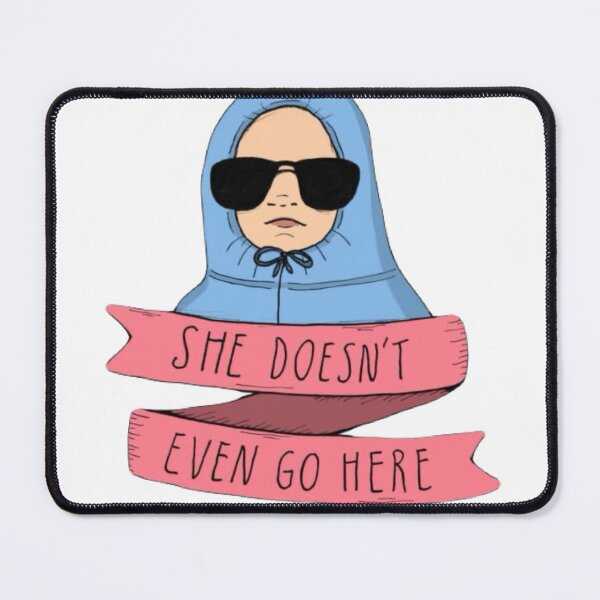Item preview, She doesn’t go here sticker designed and sold by Madison Creates.