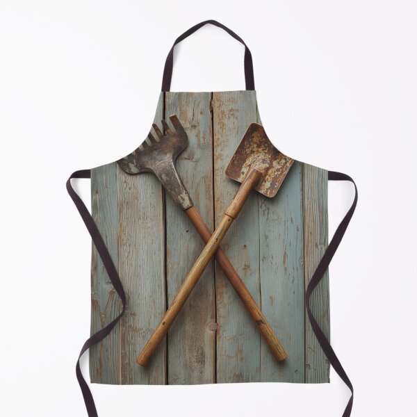 Item preview, Vintage Garden Tools Rustic Gardening Heritage Artwork designed and sold by Evergreen Horizon Works.
