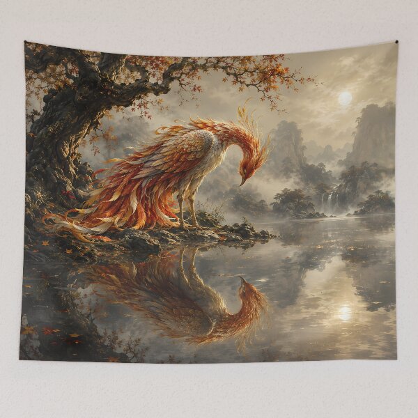 Item preview, Phoenix Reflection of Silence designed and sold by ManJiangHong.