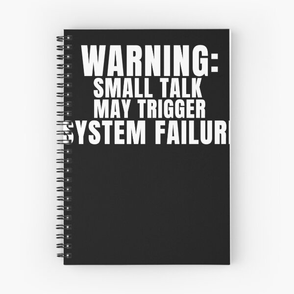 Item preview, Warning: Smalltalk may trigger system failure designed and sold by Lyfeinsights.