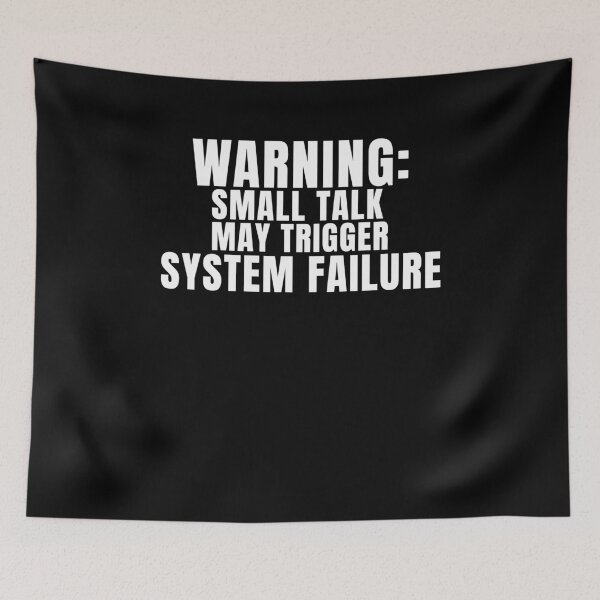 Item preview, Warning: Smalltalk may trigger system failure designed and sold by Lyfeinsights.