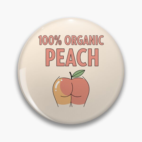 Item preview, 100% Organic Peach designed and sold by Amir Faysal.