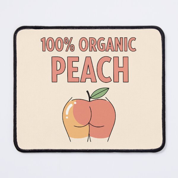 Item preview, 100% Organic Peach designed and sold by Amir Faysal.