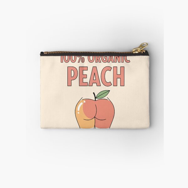 Item preview, 100% Organic Peach designed and sold by Amir Faysal.