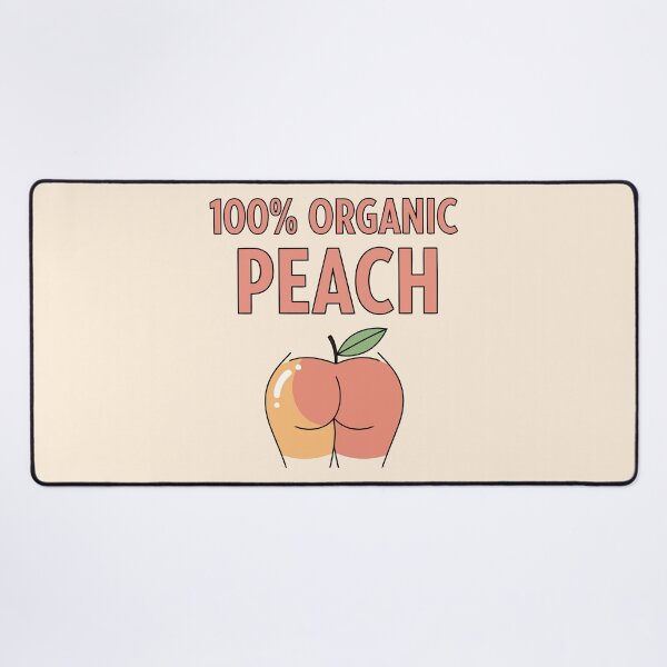 Item preview, 100% Organic Peach designed and sold by Amir Faysal.