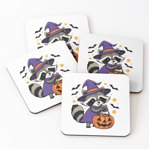 Item preview, Funny Witchy Raccoon Cute Halloween Trash Panda Witch Gift designed and sold by KhadijaBatool38.
