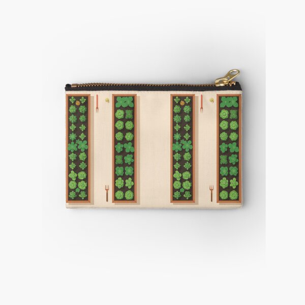 Item preview, Raised Garden Beds Vegetable Gardening Layout Illustration designed and sold by Evergreen Horizon Works.