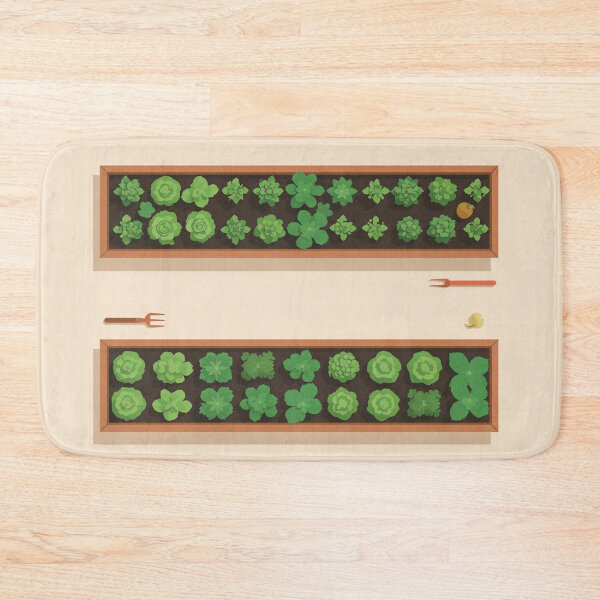 Item preview, Raised Garden Beds Vegetable Gardening Layout Illustration designed and sold by Evergreen Horizon Works.