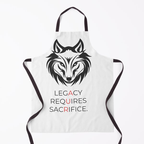 Item preview, Legacy Requires Sacrifice Wolf Motivation T-Shirt Design | Alpha Mindset Inspirational Graphic Tee designed and sold by Vvmd.