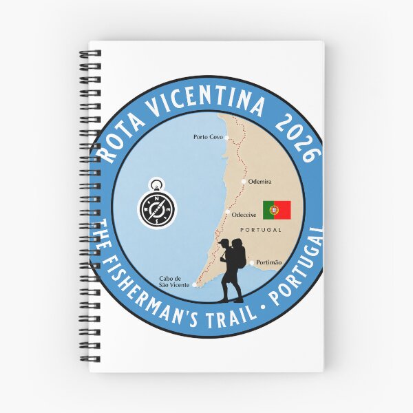 Item preview, ROTA VICENTINA  2026 -THE FISHERMAN'S TRAIL PORTUGAL-route map designed and sold by designkb.
