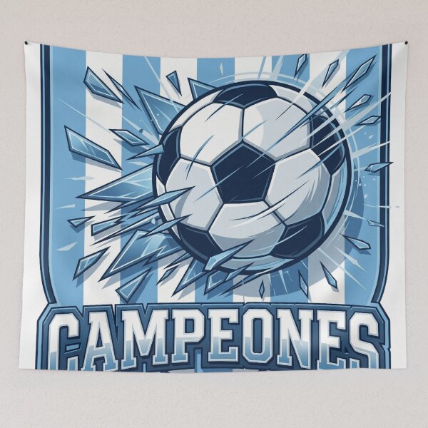Item preview, Soccer and football Champions, Campeones T shirt Argentina color designed and sold by Nirozima.