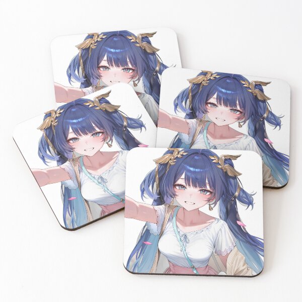 Item preview, Iuno Blue Hair Wuthering Waves designed and sold by KomiArts.