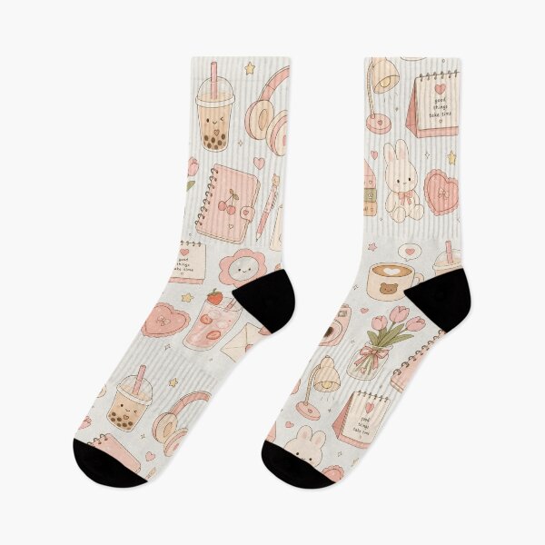 Item preview, Soft Pink Aesthetic Lifestyle Doodles  designed and sold by LunaVales.
