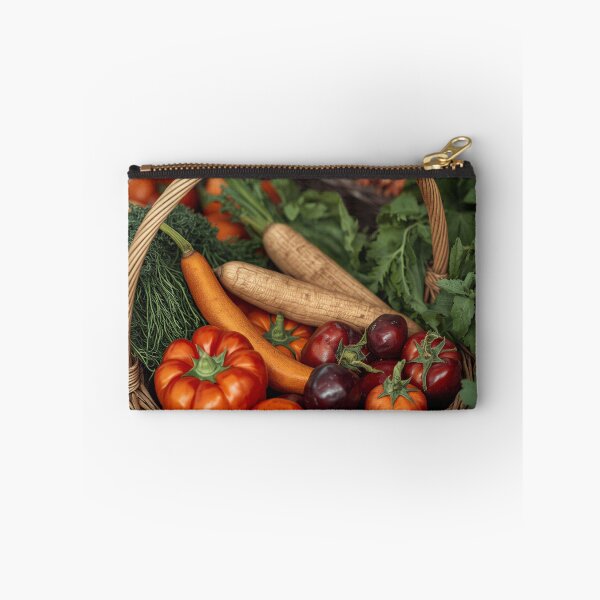 Item preview, Vintage Farm Harvest Basket Fresh Garden Produce Collection designed and sold by Evergreen Horizon Works.