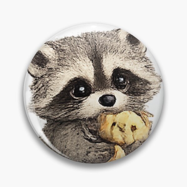 Item preview, Cute Raccoon Hugging Teddy Bear designed and sold by Northline Creative.