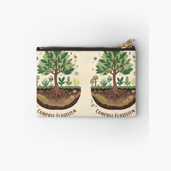 Item preview, Compost Ecosystem Gardening and Soil Health Illustration designed and sold by Evergreen Horizon Works.