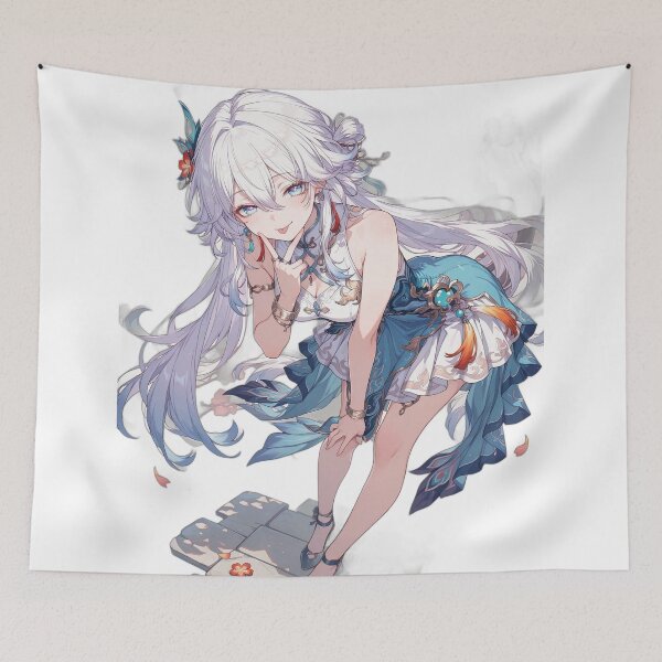 Item preview, Yao Guang White Blue Dress Honkai Star Rail designed and sold by KomiArts.