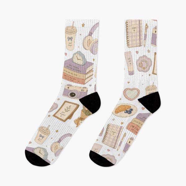 Item preview, Soft Purple Aesthetic Lifestyle Doodles  designed and sold by LunaVales.