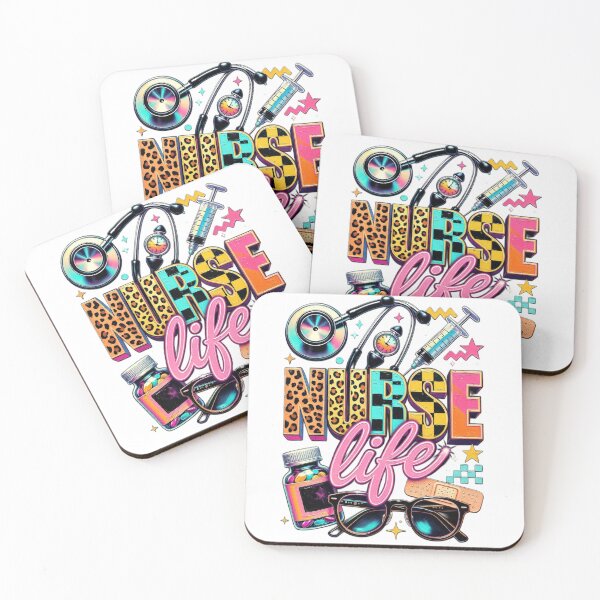 Item preview, Nurse Life Retro Sublimation Design Colorful Medical Graphic for Healthcare  designed and sold by Keingdesign.