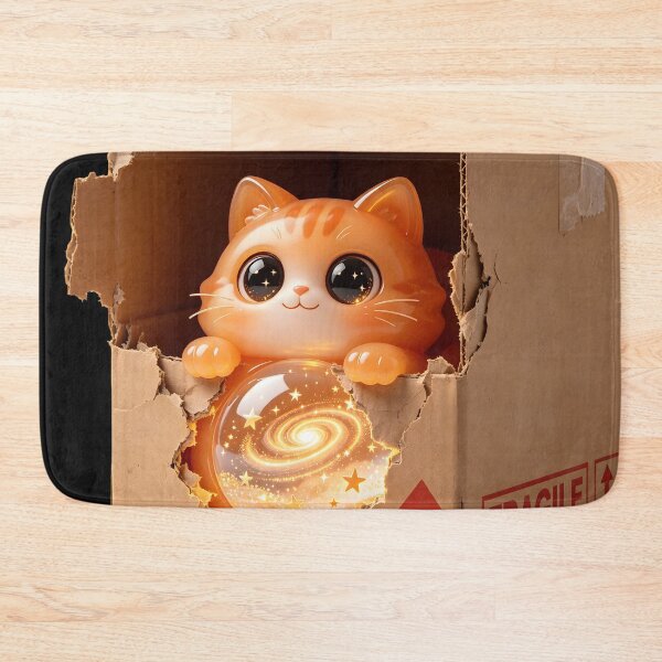 Item preview, Emerald Cat - Fragile Soul: My Cardboard Box Safe Space designed and sold by ABYSSLAB.
