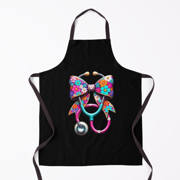 Item preview, Floral Stethoscope Bow Design Colorful Medical Graphics for Healthcare  designed and sold by Keingdesign.