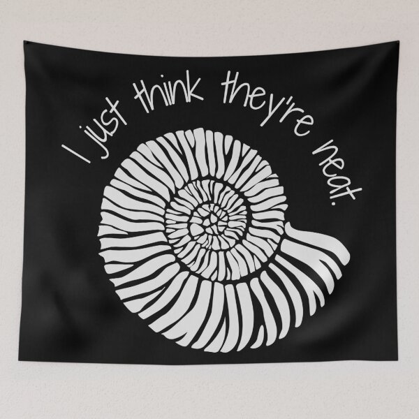 Item preview, I Just Think They’re Neat Ammonite Design designed and sold by Vileprint.