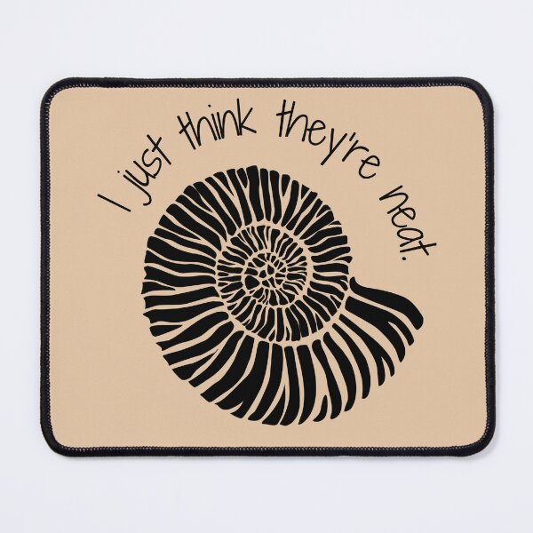 Item preview, I Just Think They’re Neat Ammonite Design designed and sold by Vileprint.