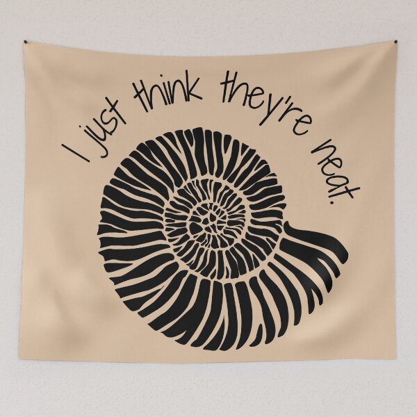 Item preview, I Just Think They’re Neat Ammonite Design designed and sold by Vileprint.