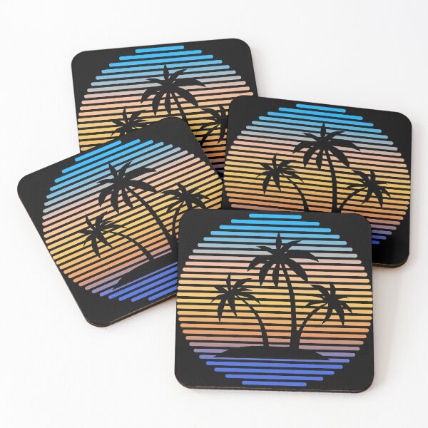 Item preview, Retro Sunset Island Vibes designed and sold by Laanas55.