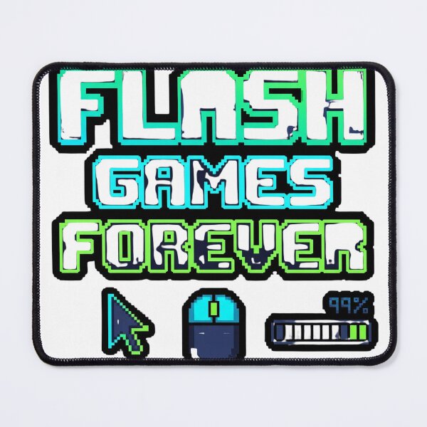 Item preview, Flash Games Forever Retro 2000s Browser Gaming Pixel Art Gamer T-Shirt designed and sold by Gaming Retro.