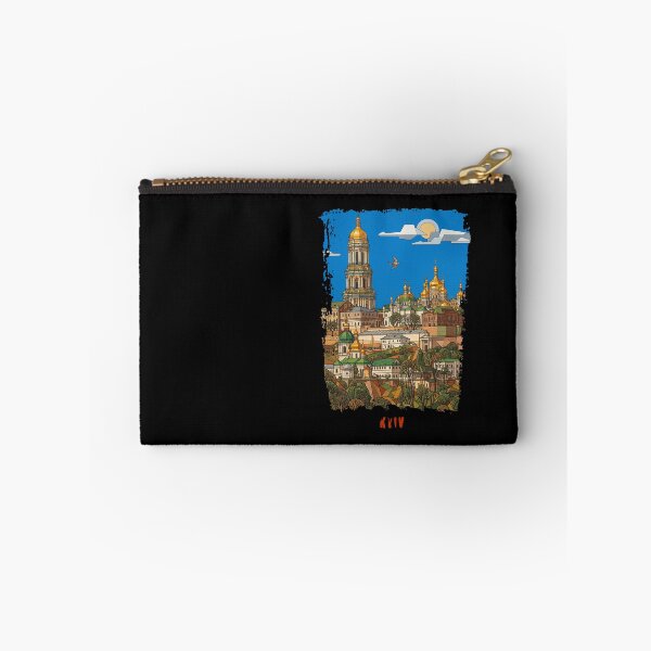 Item preview, Kyiv Pechersk Lavra Geometric Baroque Art Print designed and sold by FreiherrPK.