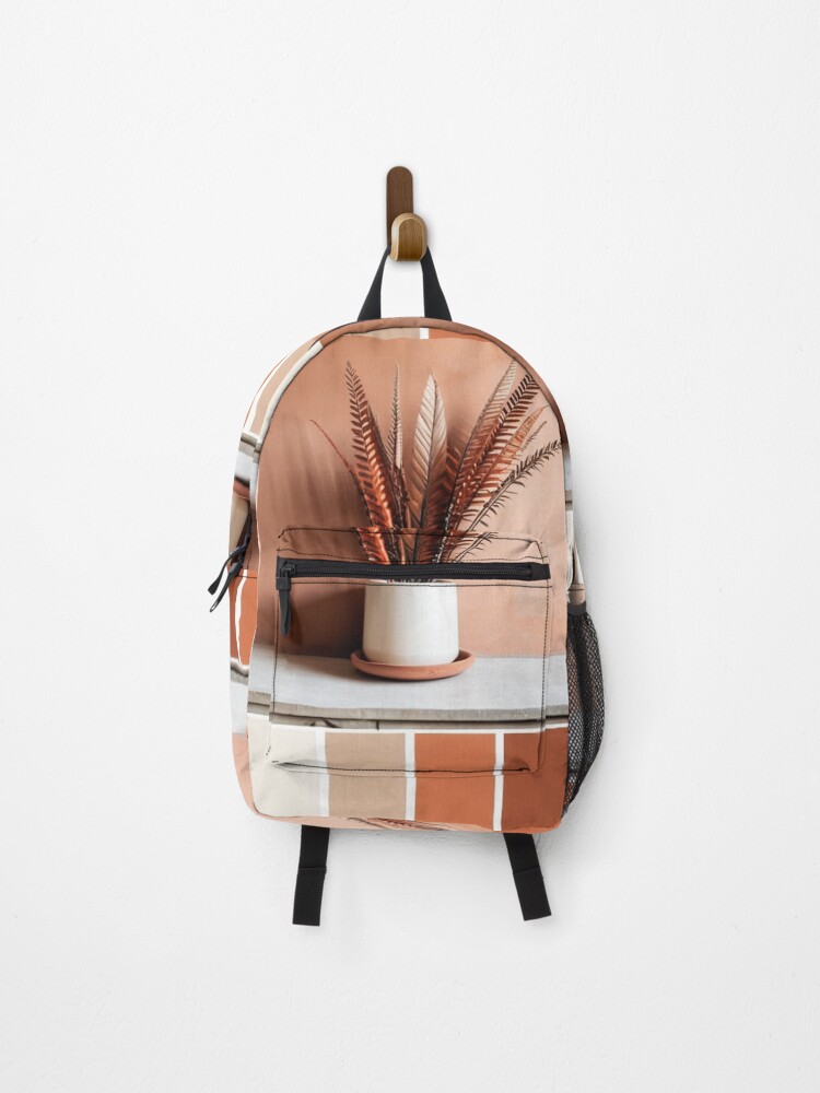 Imagen 1 de 3, Mochila con la obra Decoration - Contemporary Still Life, Scandinavian Earthy Tone Aesthetic, diseñada y vendida por Reverso-Design.