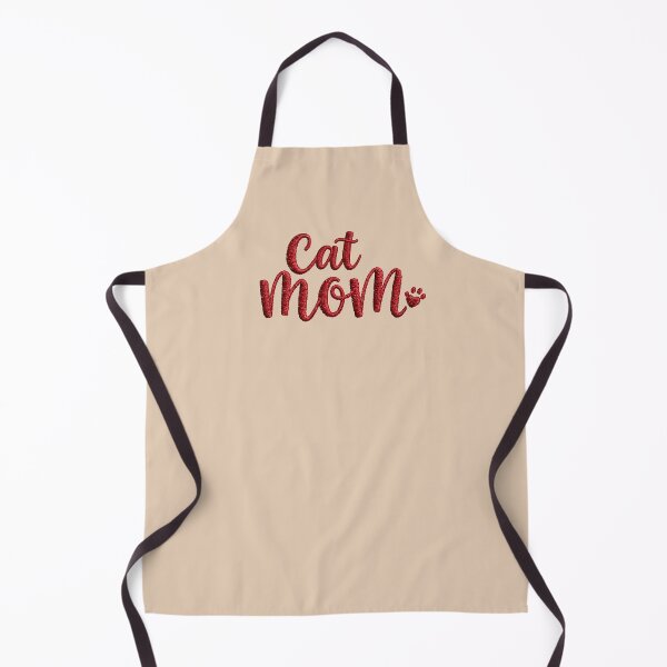 Item preview, Cat Mom Embroidery Typography Art designed and sold by MegaNovaArt.