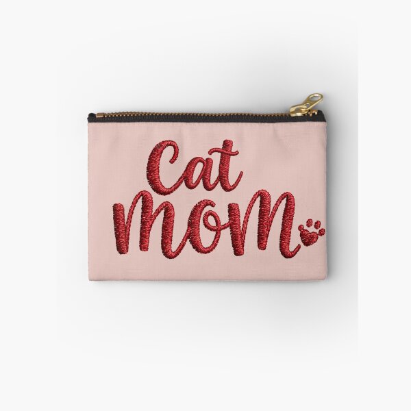 Item preview, Cat Mom Embroidery Typography Art designed and sold by MegaNovaArt.