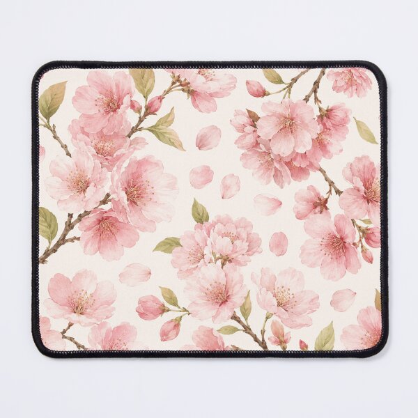 Item preview, Elegant Sakura Blossom Seamless Pattern designed and sold by Rixben.