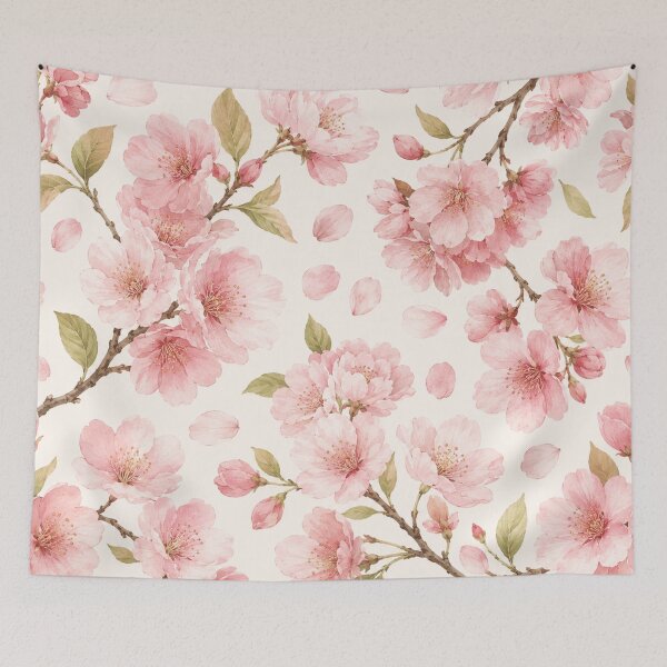 Item preview, Elegant Sakura Blossom Seamless Pattern designed and sold by Rixben.