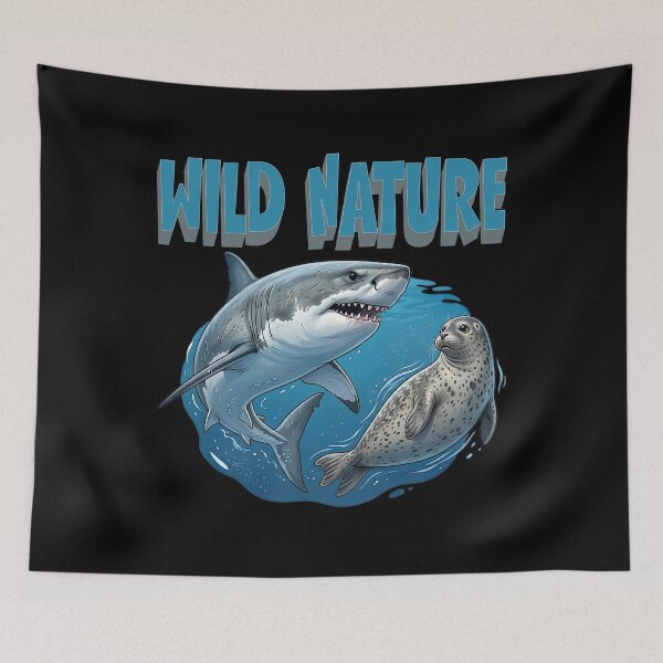 Item preview, Wild nature shark designed and sold by ReneMM.