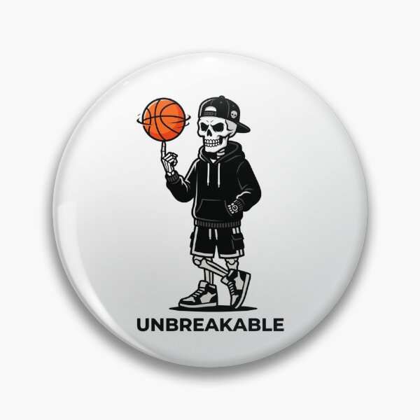 Item preview, Skeleton Spinning Basketball Unbreakable Streetwear Sticker designed and sold by Mr-wow.