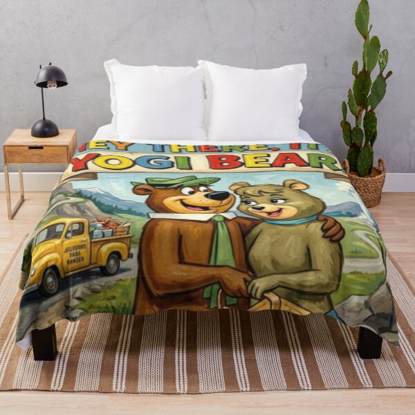 Item preview, Smarter Than the Average Bear! – Yogi Bear Fine Art Print designed and sold by Art's Diner.