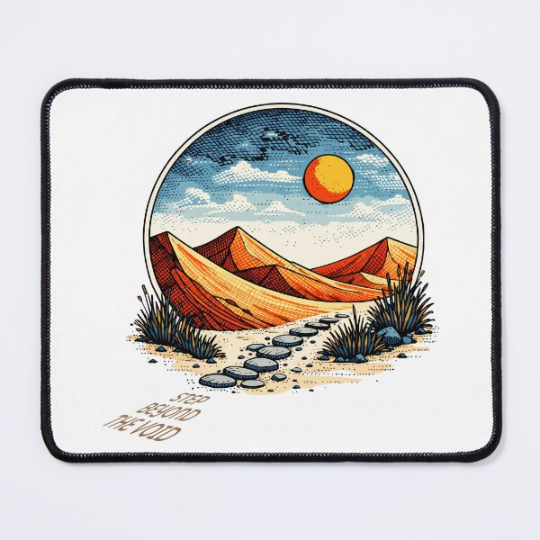 Item preview, STEP BEYOND THE VOID – Desert Path Minimal Art   designed and sold by zoliartdesign.