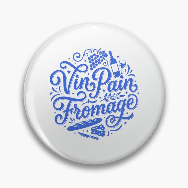 Item preview, French Vin Pain Fromage Wine Bread Cheese Lover designed and sold by AntiqueImages.