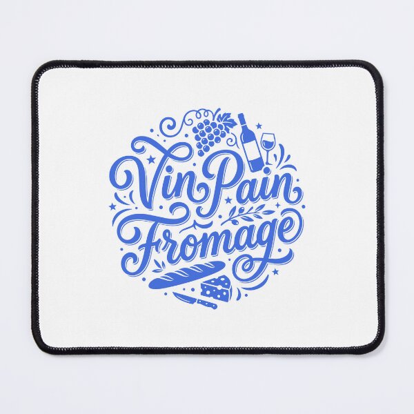 Item preview, French Vin Pain Fromage Wine Bread Cheese Lover designed and sold by AntiqueImages.