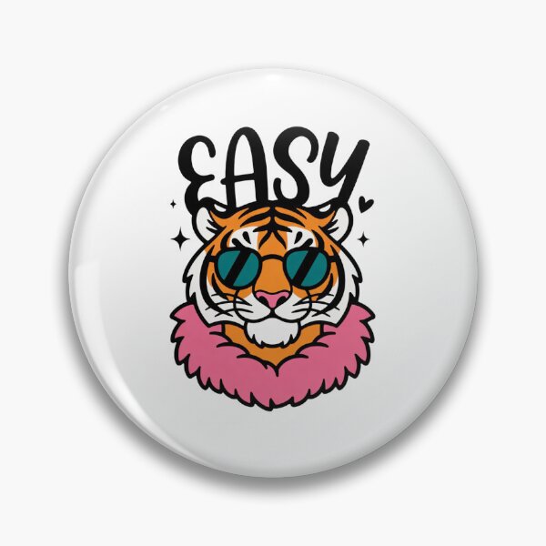 Item preview, Easy Tiger Graphic Art Cool Retro Animal Illustration for Trendy Modern Design  designed and sold by Keingdesign.