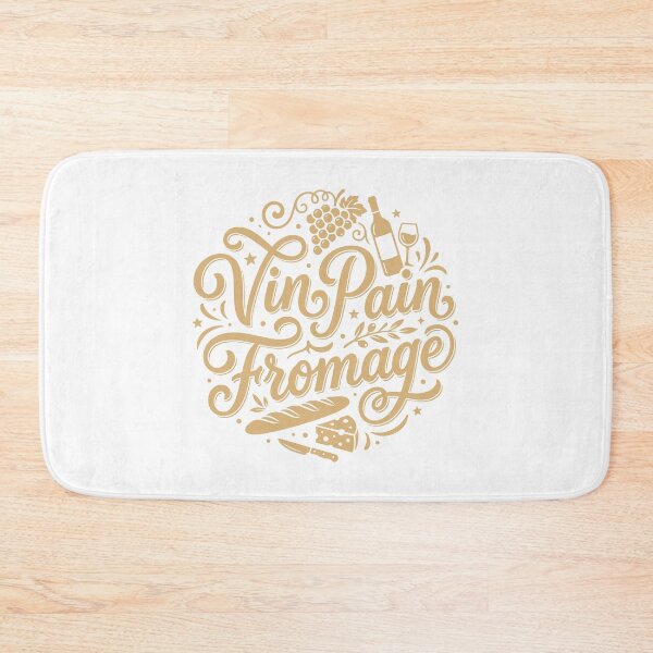 Item preview, Vin Pain Fromage French Culture Francophile designed and sold by AntiqueImages.