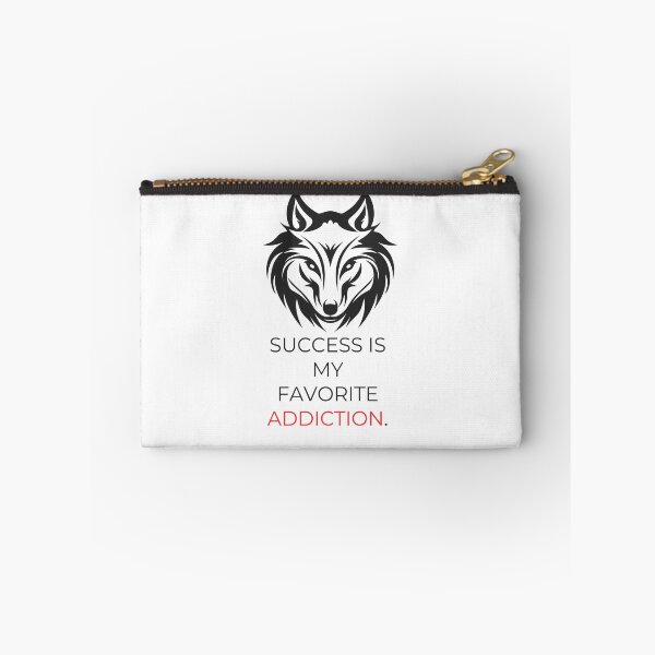 Item preview, Success Is My Favorite Addiction Wolf Motivation Graphic T-Shirt designed and sold by Vvmd.