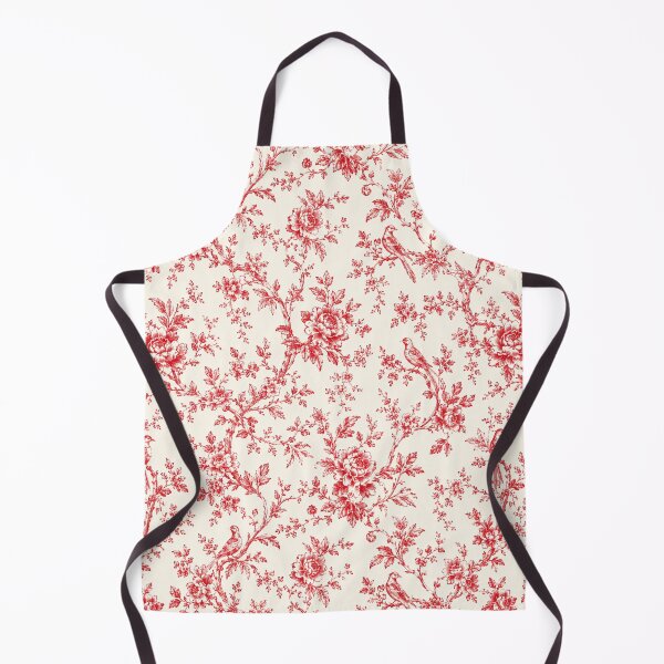 Item preview, Red Toile de Jouy Pattern Phone Case for Mom | Vintage Floral Birds Journal for Grandma | French Country Tote Bag for Teacher | Romantic Red Botanical Blanket for Bridesmaid designed and sold by VivaFy.