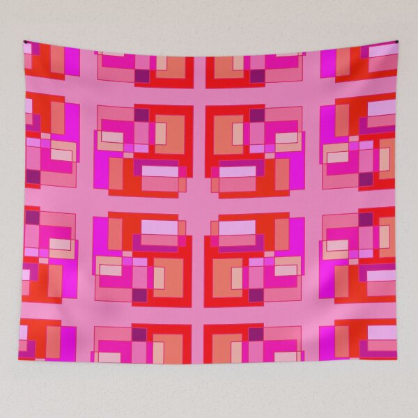 Item preview, Pink and Red Colors and Shapes Lesbian Pride Design designed and sold by RAHKELROYSUM.