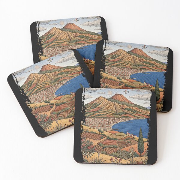 Item preview, Geometric Vesuvius: The Dormant Assassin Landscape designed and sold by FreiherrPK.