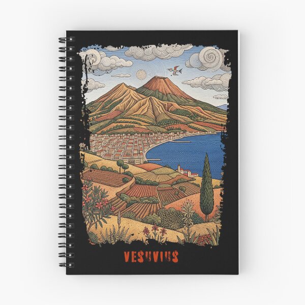 Item preview, Geometric Vesuvius: The Dormant Assassin Landscape designed and sold by FreiherrPK.
